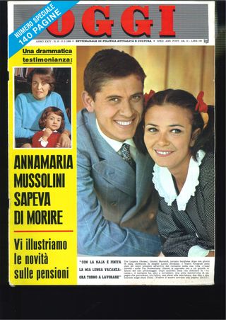 Oggi Rivista 1968 - Rarità Gossip
