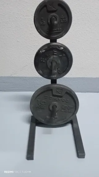 Supporto per dischi da palestra fino a 10 kg