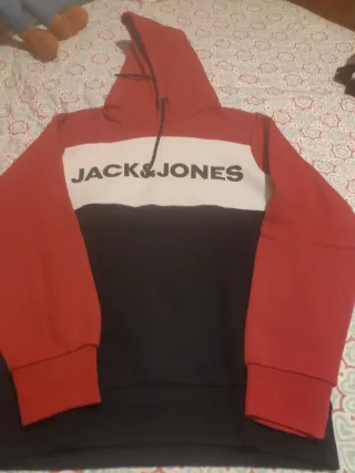 Sudadera Jack & Jones Roja y Negra