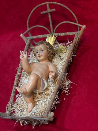 Niño Jesús Arte Cristiano 32 cm conpeseble antiguo