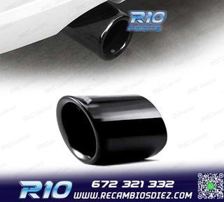 COLA ESCAPE BMW LOOK M POWER PERFORMANCE INOX NEGRO