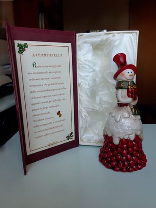 Natale 2025 Campana decorativa in ceramica