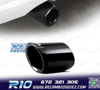 COLA ESCAPE BMW LOOK M POWER PERFORMANCE INOX NEGRO