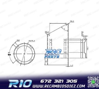 COLA ESCAPE BMW LOOK M POWER PERFORMANCE INOX NEGRO
