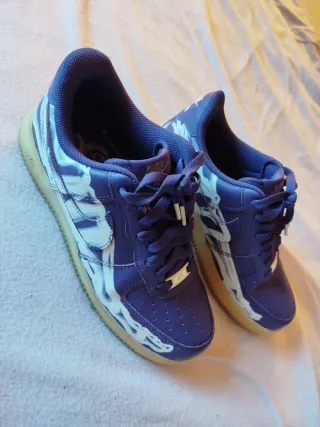 Nike Air Force 1 Skeleton Morado