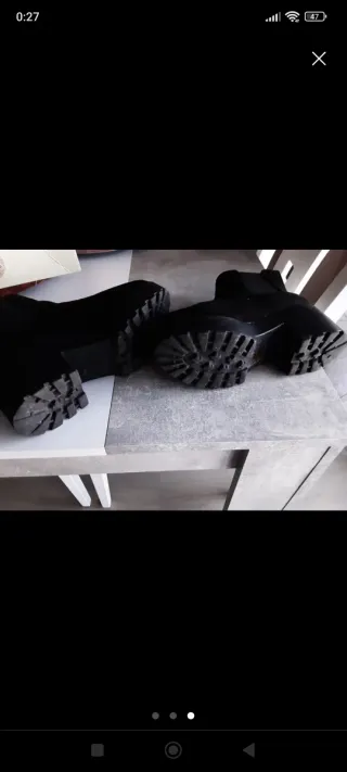 Botines negros talla 36