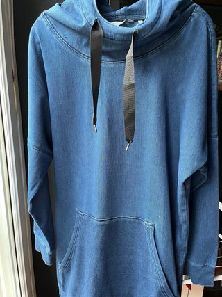 Sudadera vaquera Salsa azul .