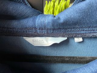 Sudadera vaquera Salsa azul .