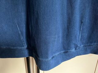 Sudadera vaquera Salsa azul .