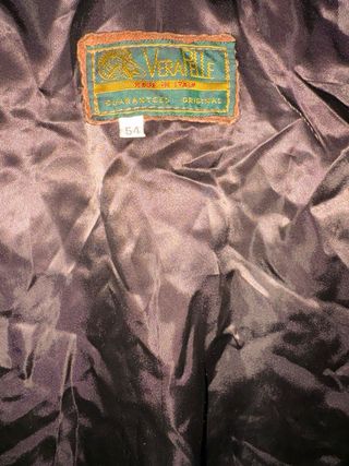 Giubbino bomber pelle scamosciata vintage uomo