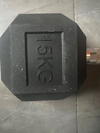 Mancuerna 15 kg Hexagonal