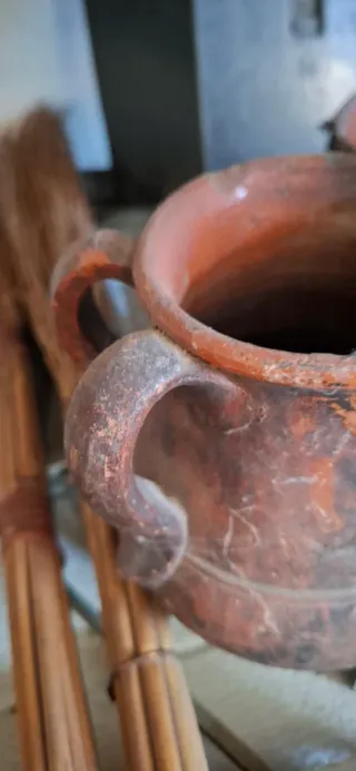 2 antiche ciotole in terracotta