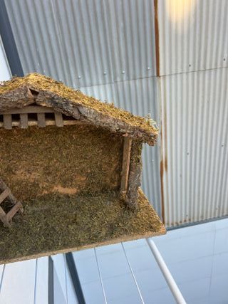 Portal de Belén rústico Grande