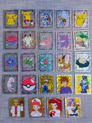 Cromos Pokemon Merlin 1999 Especiales brillantes