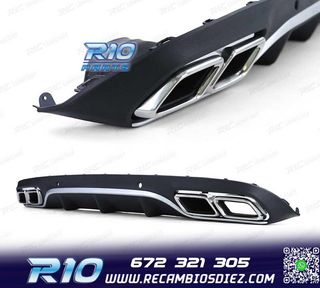 DIFUSOR MERCEDES CLASE C C205 COUPÉ 15-18 AMG PDC + COLAS E