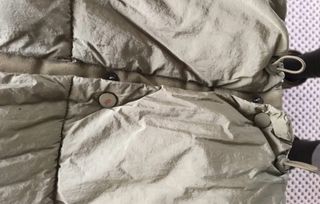 Plumífero Zara Verde Talla S