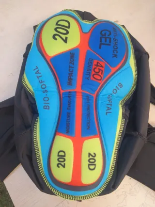 Pantaloncini ciclismo uomo nero taglia S