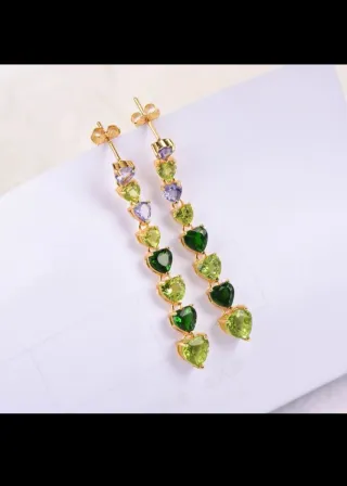 𝔑𝔲𝐅𝐟𝐢𝐥𝐀𝐫𝐭  Pendientes largos en plata