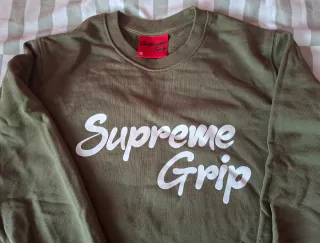 Sudadera Supreme Grip Talla S Verde Militar