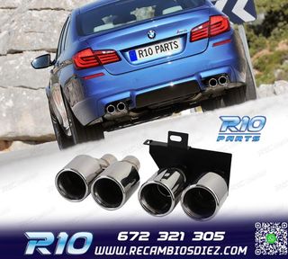 COLAS ESCAPE BMW F10 F11 F12 F13 10- INOX CROMADO