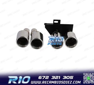COLAS ESCAPE BMW F10 F11 F12 F13 10- INOX CROMADO