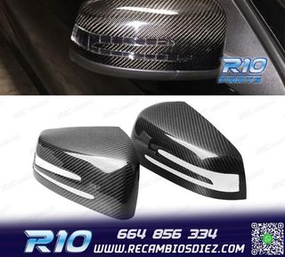 CARCASAS ESPEJOS RETROVISORES CARBONO MERCEDES CLASE A B C E