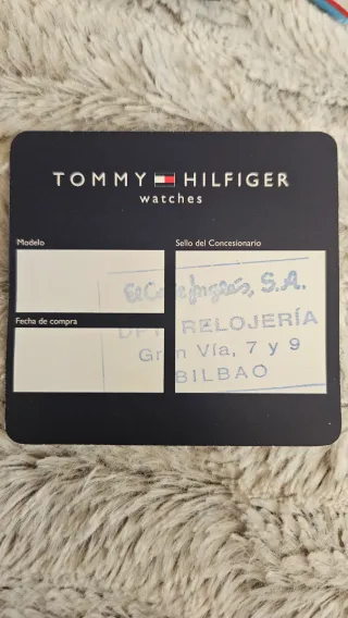 Reloj Tommy Hilfiger Rosa y Plateado