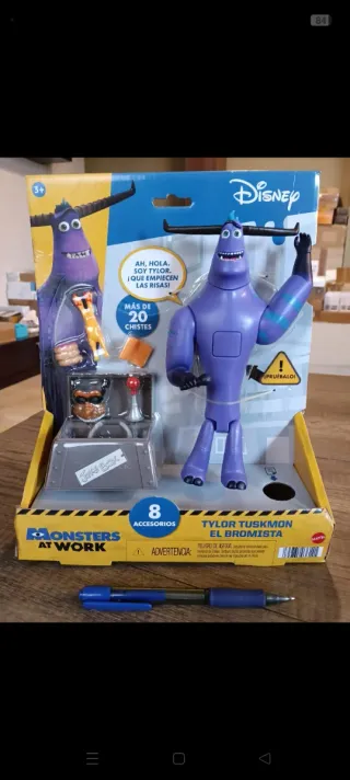 Figura Tylor Tuskmon Monsters at Work Disney