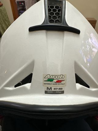 Casco Airoh Fighters Blanco Talla M