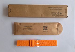 Correa Tissot Silicona Naranja 22mm T852.047.918