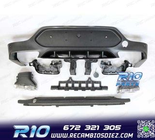 DIFUSOR MERCEDES GLC X253 COUPE 15-18 LOOK AMG GLC63 + COL