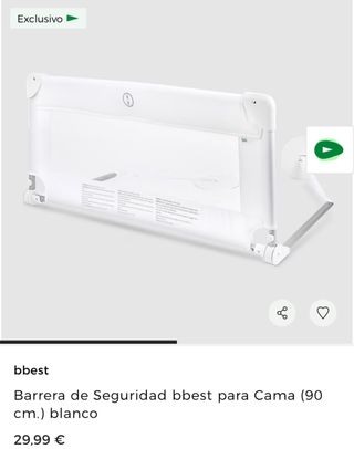 Barrera de Cama bbest Blanco