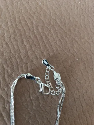 Conjunto Plata 925 Collar y Pulsera Corazón