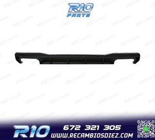 DIFUSOR AUDI A7 S LINE 19- LOOK S7 + COLAS ESCAPE CROMO