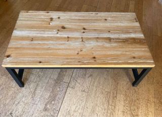 Mesa centro madera y metal Maison du Monde