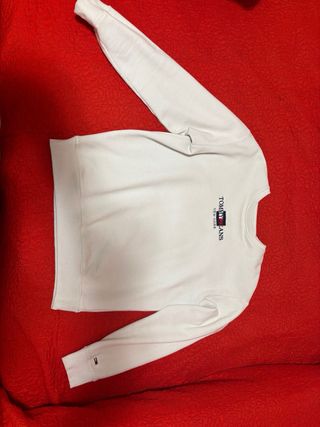 Sudadera Tommy Jeans Blanca