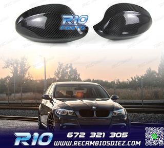 CARCASAS ESPEJOS RETROVISORES BMW E90 E91 CARBONO LOOK M