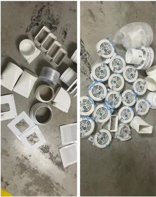 Lote material ventilación/climatización nuevo