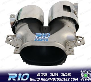 COLAS DE ESCAPE MERCEDES GLE W167 19- LOOK GLE53 CROMO