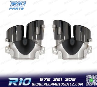 COLAS DE ESCAPE MERCEDES GLE W167 19- LOOK GLE53 NEGRO