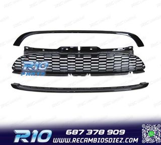 PARRILLAS MINI COOPER R56 R57 06-09 NEGRO BRILLO
