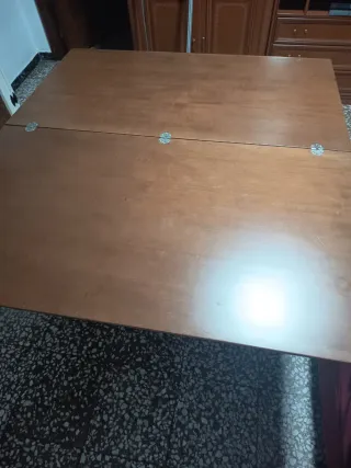 Mesa de centro madera maciza extensible