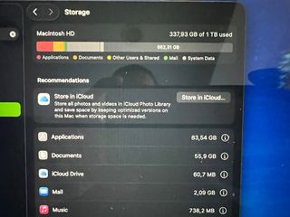MacBook Pro 16” (2019) i9 / 16GB Plata