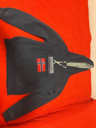 Sudadera Napapijri Norway Azul y Roja