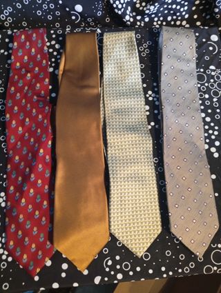 Lote 3 Corbatas Vintage Nuevas