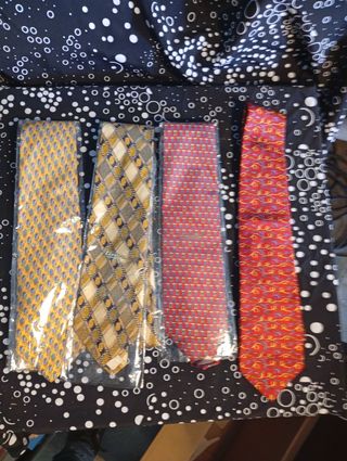 Lote 3 Corbatas Vintage Nuevas