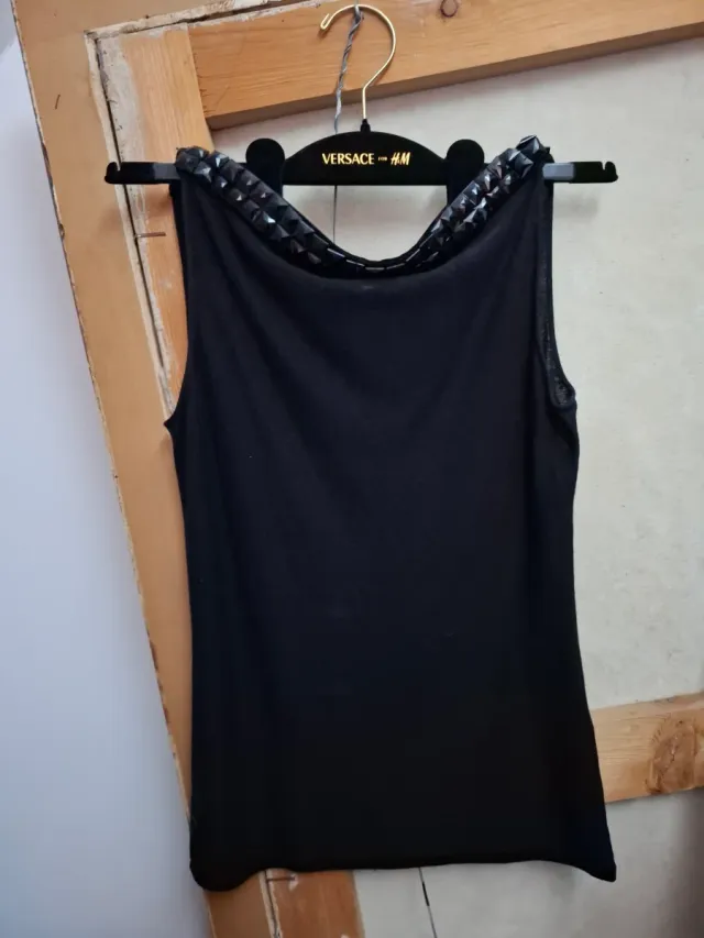 Emporio Armani Talla 42 Top Negro