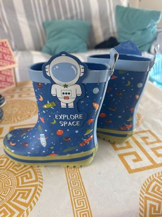 Botas de agua niño espacio talla 23