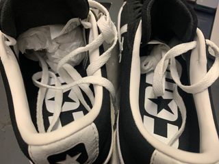 Converse CONS scamosciate nere e bianche