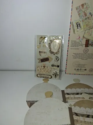 Kit  Scrapbooking Estilo Vintage.